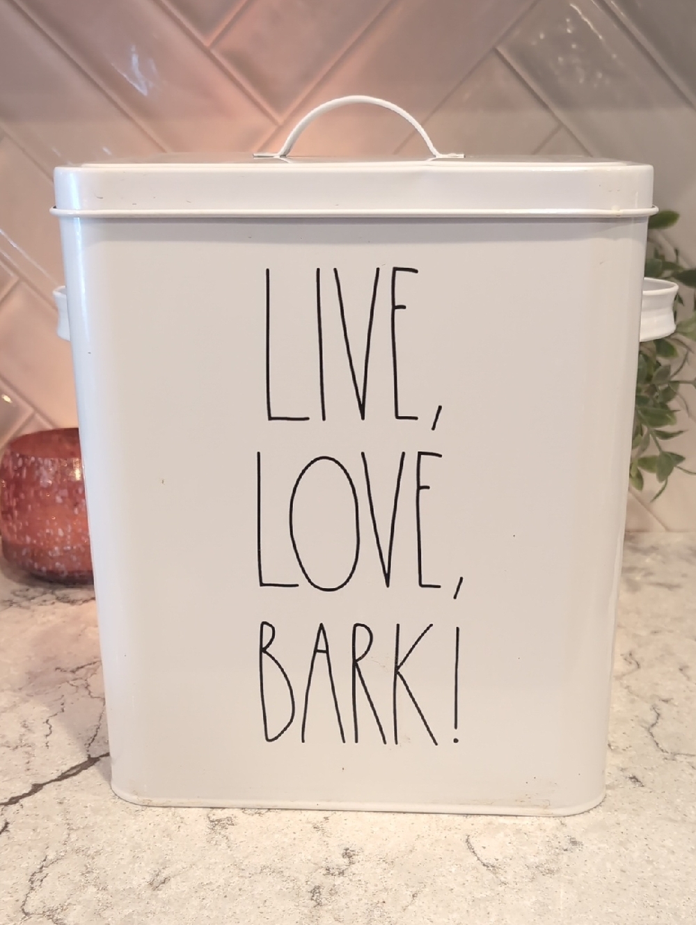 Rae Dunn Metal Container